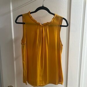 Yellow work blouse